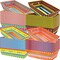 60 Pcs Fiesta Mexican Nacho Trays – Disposable Paper Snack Containers with Colorful Striped Design – Mexican Party Food Holders for Cinco de Mayo, Fiesta, Birthday & Carnival Celebrations – Perfect for Mother's Day Card Making Displays